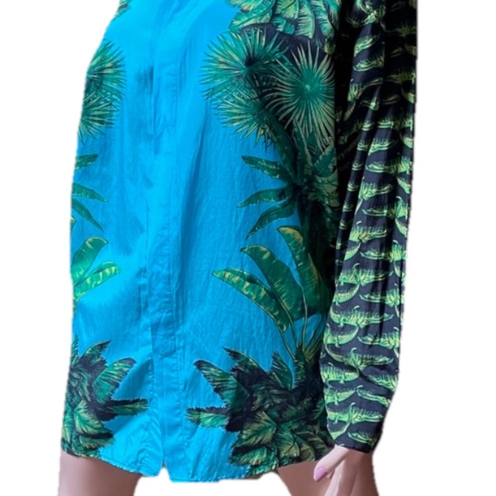 VERSACE  for H&M 2011 Collectible MIAMI Tropical Status Print SHIRT Medium EUC - Picture 11 of 16